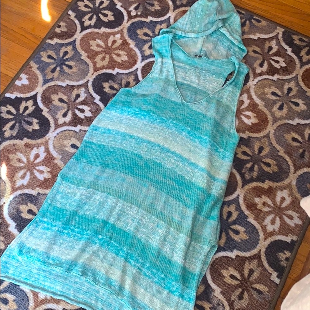 Free People Hooded Beach Coverup